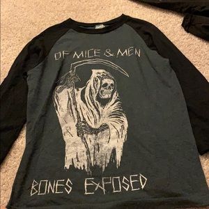 Of Mice & Men baseball tee